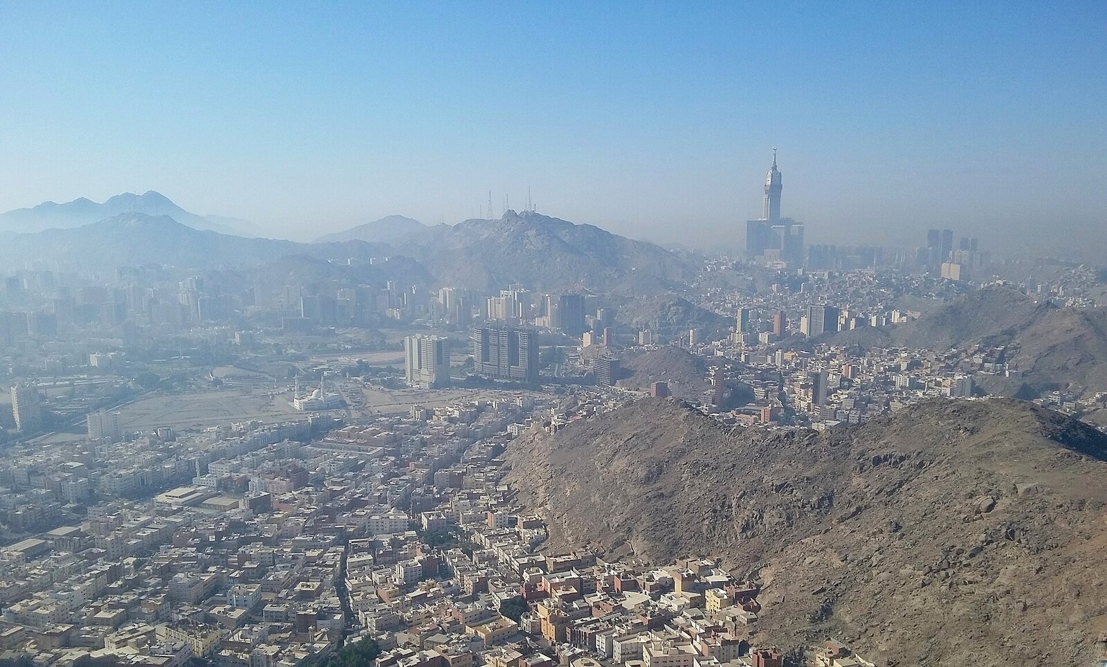 Aerial view of Makkah