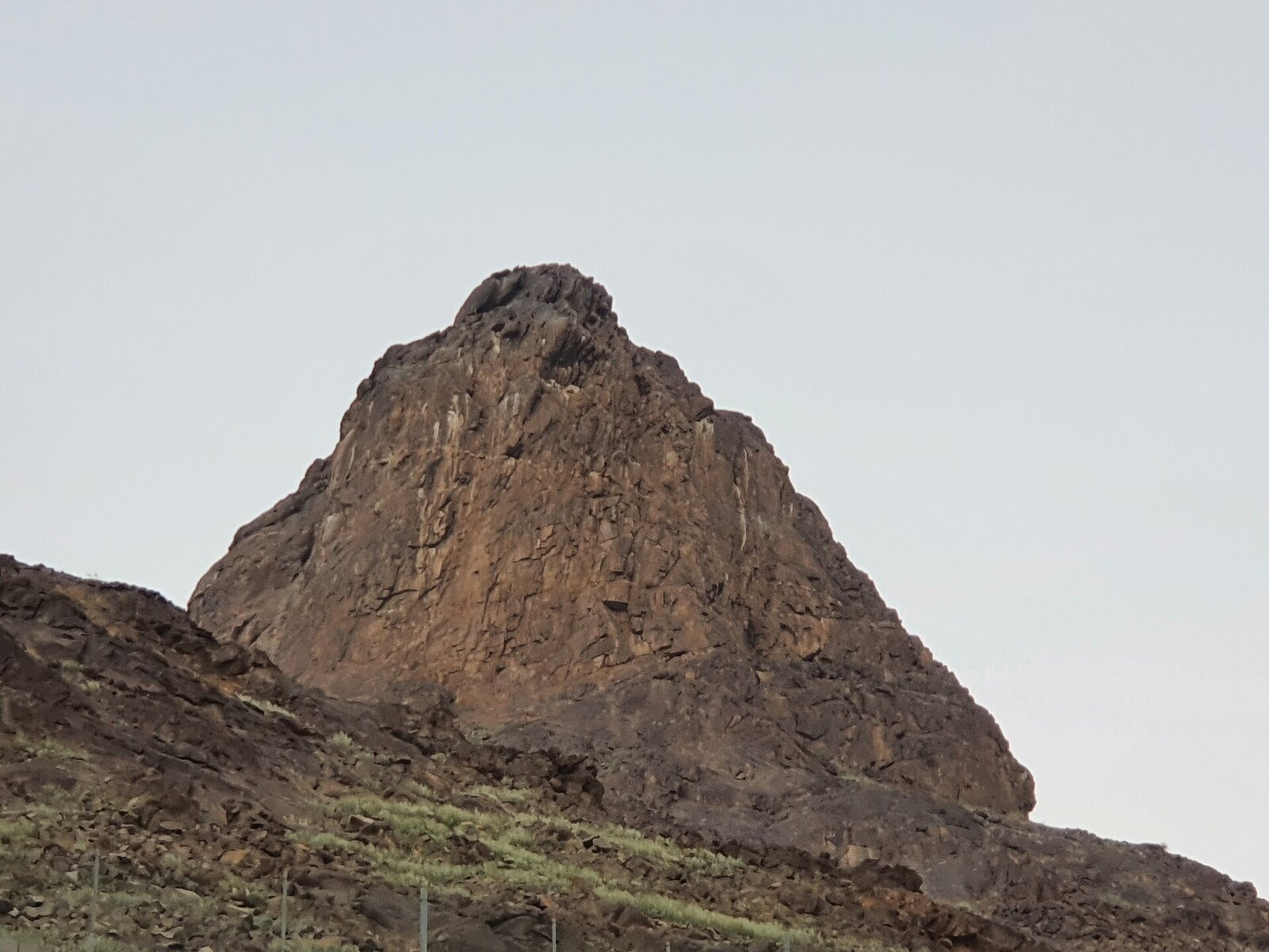 The peak of Jabal al-Nour in Makkah
